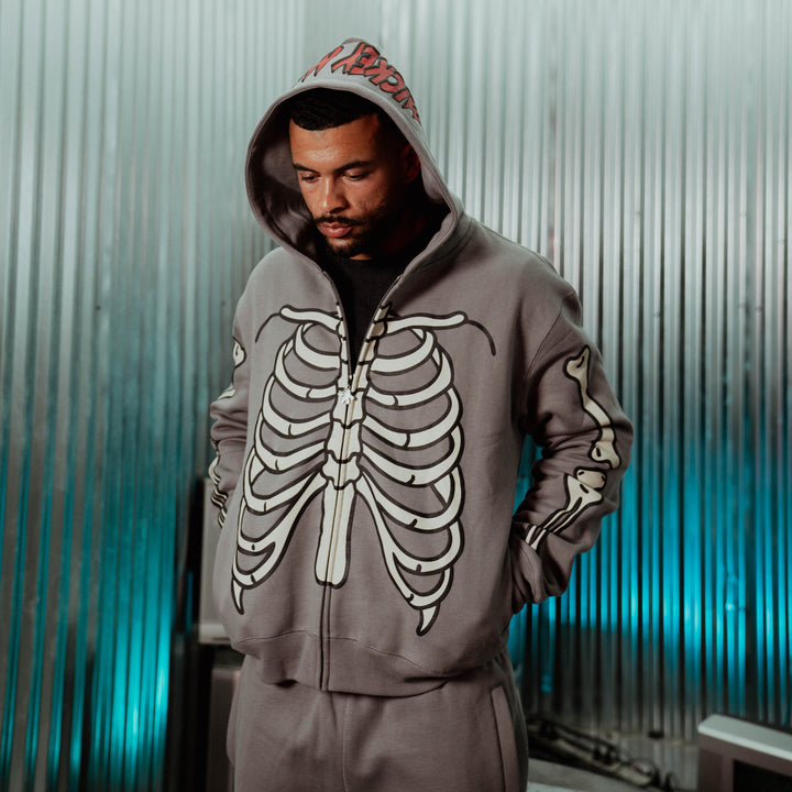 Mickey Skeleton Zip-Up